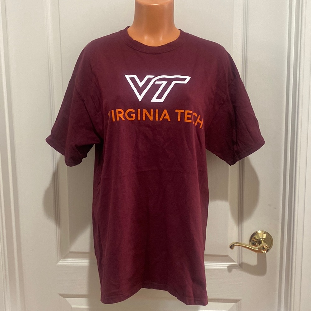 PORT & COMPANY VT VIRGINIA TECH What’s A Hokie? I Am. Maroon Orange L Large EUC